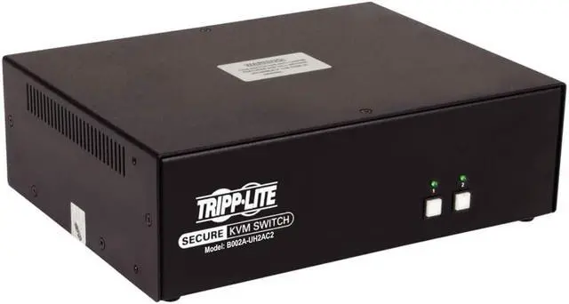Alt view image 10 of 20 - Tripp Lite 2-Port Dual-Monitor Secure KVM Switch B002AUH2AC2