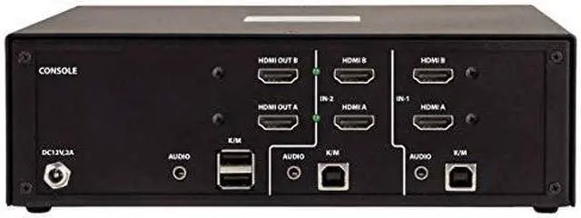 Alt view image 12 of 16 - Tripp Lite 2-Port Dual-Monitor Secure KVM Switch TAA B002AUH2A2