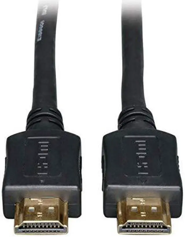 Alt view image 6 of 8 - Tripp Lite Hdmi Cable High-Speed With Ethernet 4K No Booster M/M Black 40Ft
