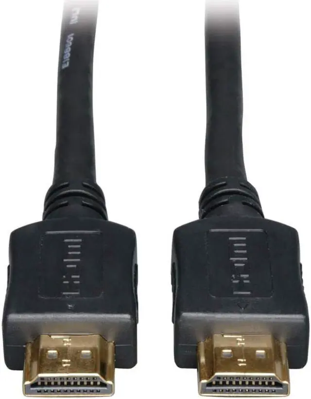 Alt view image 12 of 13 - Tripp Lite Hdmi Cable High-Speed Ethernet 4K No Booster Cl2 M/M Black 40Ft