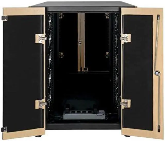 Alt view image 10 of 15 - Tripp Lite 18U SmartRack Sound Proof Server Rack - Quiet Acoustic Server Rack (SRQ18U)