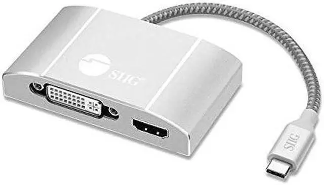 Alt view image 18 of 20 - USB-C TO 3-IN-1 MULTIPORT VIDEO ADAPTER WITH PD CHARGING - DVI/HDMI/VGA