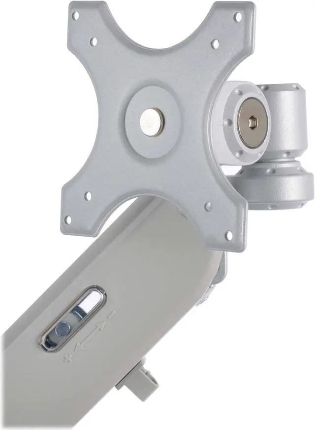 Alt view image 5 of 14 - Tripp Lite Laptop and Monitor Stand Mount, Sturdy Desktop Clamp Support, 17 to 32 in. Display, VESA-Compliant, Full Motion Arms, Aluminum Construction, TAA Compliant, 5-Year Warranty, (DDR1732NBMTAA)