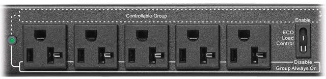Alt view image 17 of 20 - Tripp Lite PDU Hot Swap with Manual Bypass 15A 6 5-20R 2 5-20P Inputs PDUB201U
