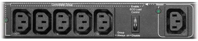 Alt view image 5 of 9 - Tripp Lite PDU Hot Swap with Manual ByPass 200-240V 10A 6 C13 PDUBHV101U