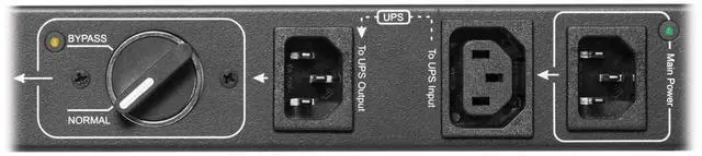 Alt view image 6 of 9 - Tripp Lite PDU Hot Swap with Manual ByPass 200-240V 10A 6 C13 PDUBHV101U