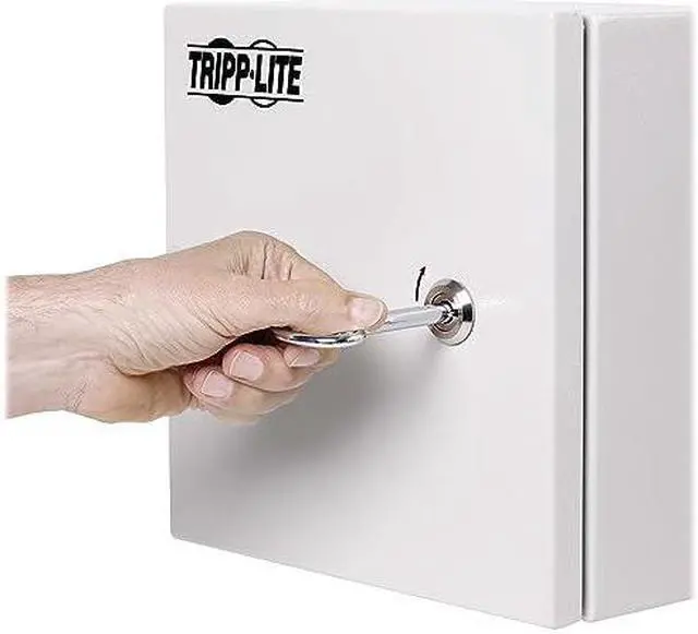 Alt view image 7 of 7 - Tripp Lite Outdoor Steel Industrial Electrical Enclosure Junction Lock Box