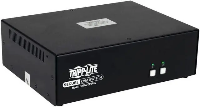 Alt view image 9 of 15 - Tripp Lite 2-Port NIAP PP3.0-Certified DisplayPort KVM Switch B002ADP2AC2