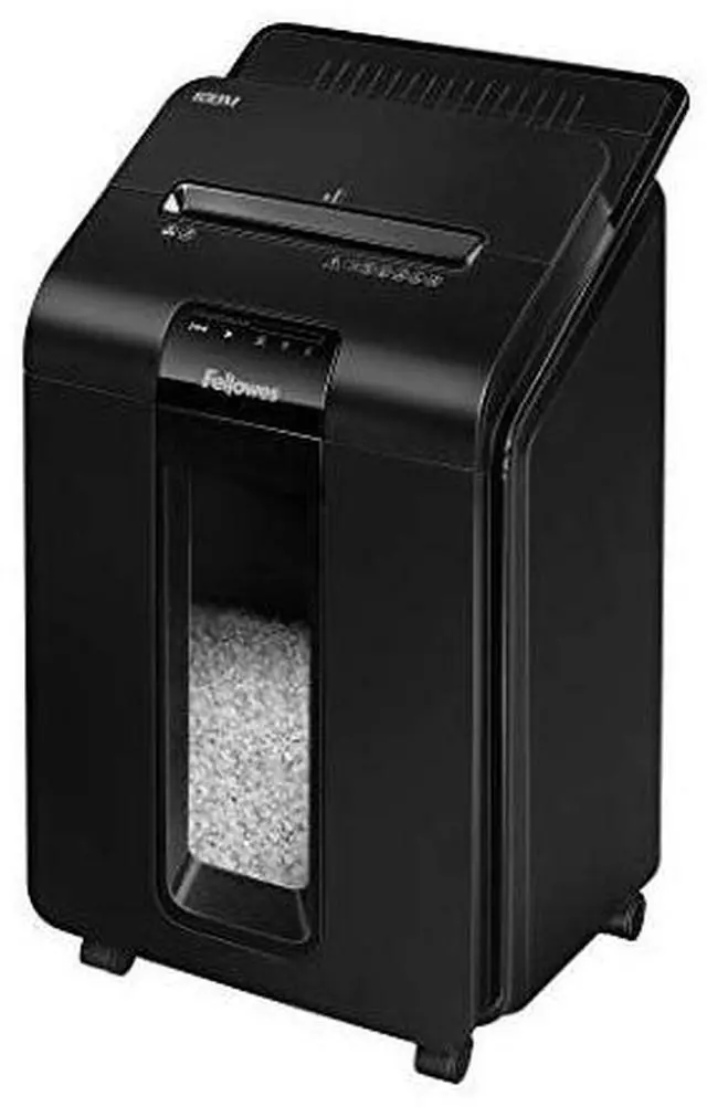 Alt view image 9 of 14 - Fellowes - 4657301 - Fellowes AutoMax 600M Auto Feed Shredder - Micro Cut - 600 Per Pass - Black