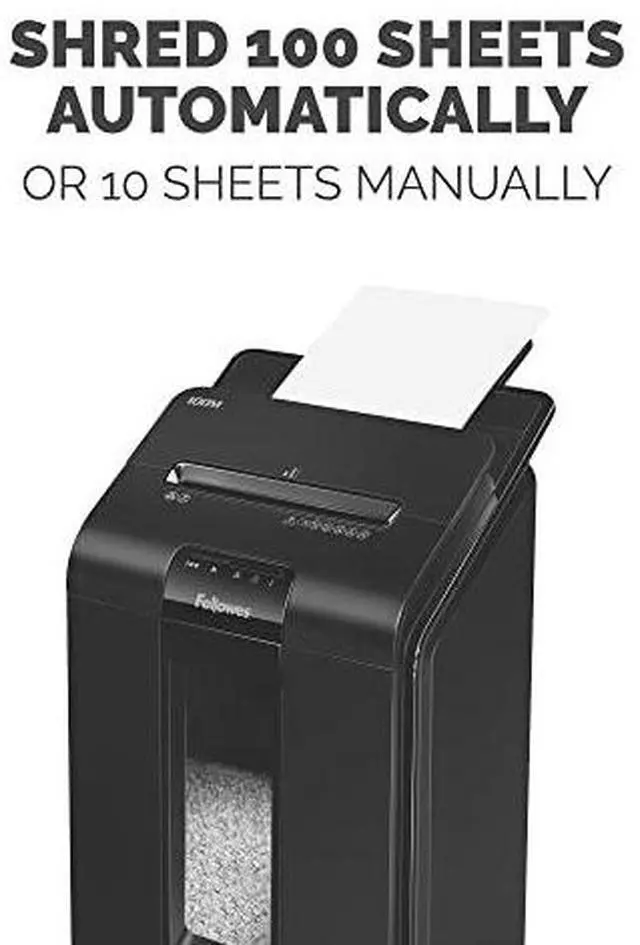Alt view image 10 of 14 - Fellowes - 4657301 - Fellowes AutoMax 600M Auto Feed Shredder - Micro Cut - 600 Per Pass - Black
