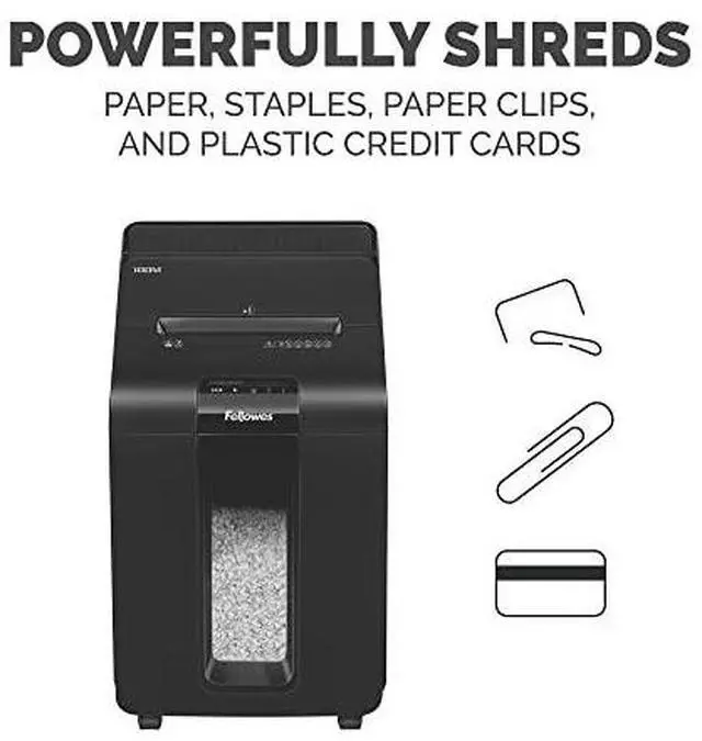 Alt view image 14 of 14 - Fellowes - 4657301 - Fellowes AutoMax 600M Auto Feed Shredder - Micro Cut - 600 Per Pass - Black