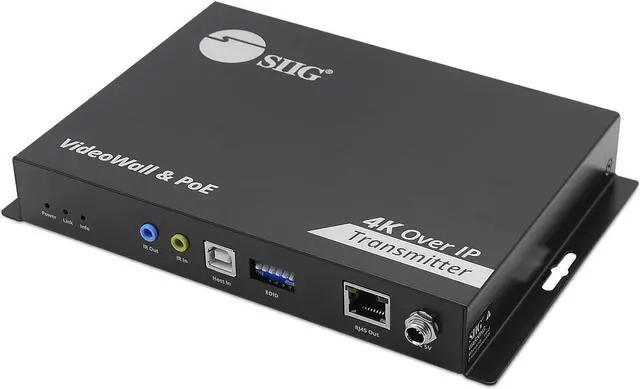 Alt view image 7 of 13 - SIIG 4K 60Hz 18Gbps HDMI over IP Matrix Transmitter 396ft CE-H27F11-S1 Brown Box