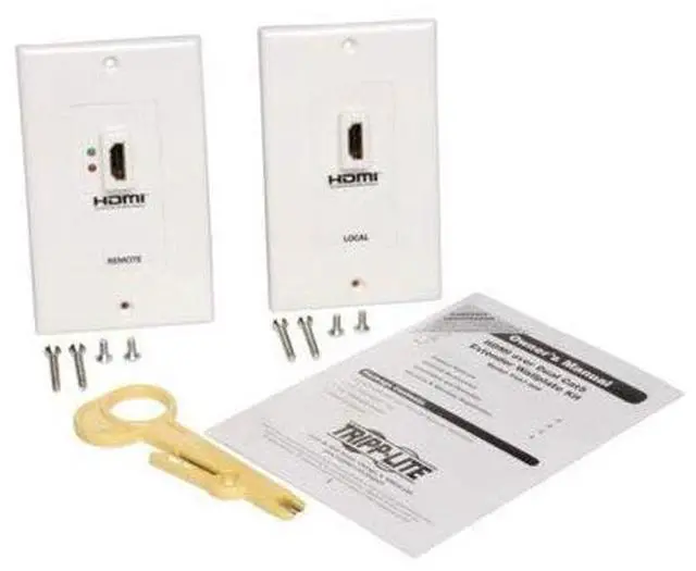 Alt view image 2 of 7 - Display Extender Kit,HDMI,Wall Plate