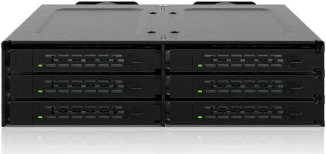 Main image of Icy Dock ToughArmor 6-Bay 2.5" U.2/U.3 NVMe SSD PCIe 4.0 Mobile Rack Enclosure