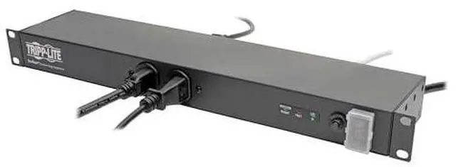 Alt view image 4 of 13 - Tripp Lite Network-Grade Rackmount Power Strip PDU, 120V, On/Off Switch, Surge Protection Option, Manufacturer's Warranty (RS, DRS, & Isobar Series)