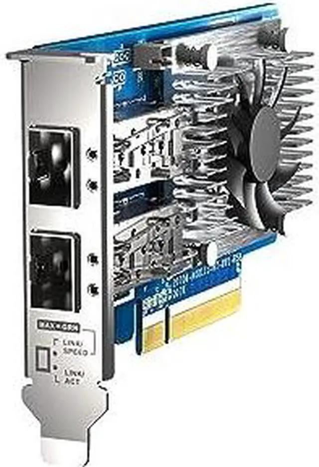 Alt view image 16 of 17 - QNAP 2PORT SFP28 25GBE NETWORK EXPANSION CARD LP PCIE GEN4X8 PCIE