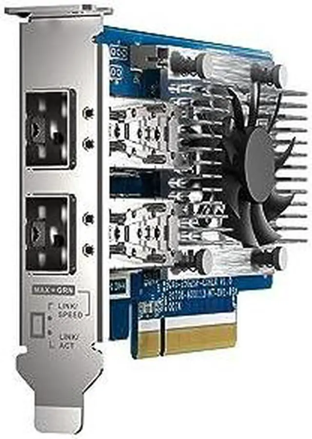 Alt view image 15 of 17 - QNAP 2PORT SFP28 25GBE NETWORK EXPANSION CARD LP PCIE GEN4X8 PCIE