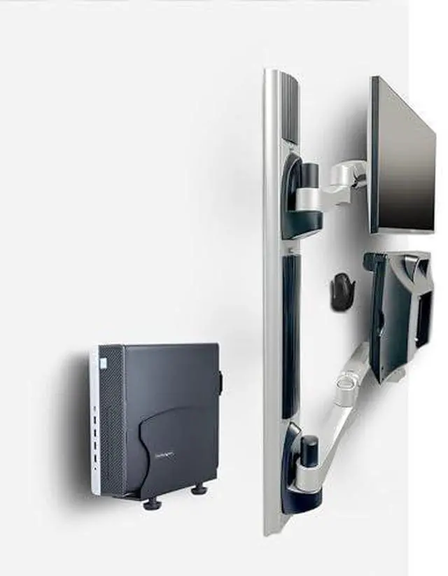 Alt view image 3 of 14 - StarTech Wall Mount Workstation, VESA Mount For 32" Monitor 2PASTSC-WALL-MOUNT