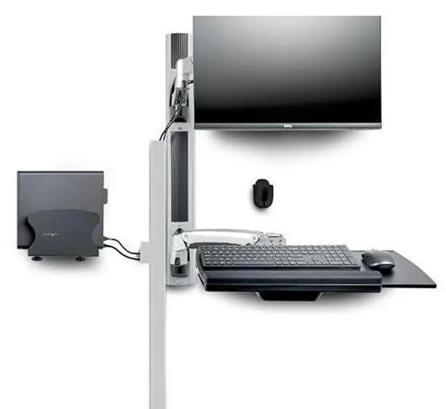 Alt view image 6 of 14 - StarTech Wall Mount Workstation, VESA Mount For 32" Monitor 2PASTSC-WALL-MOUNT
