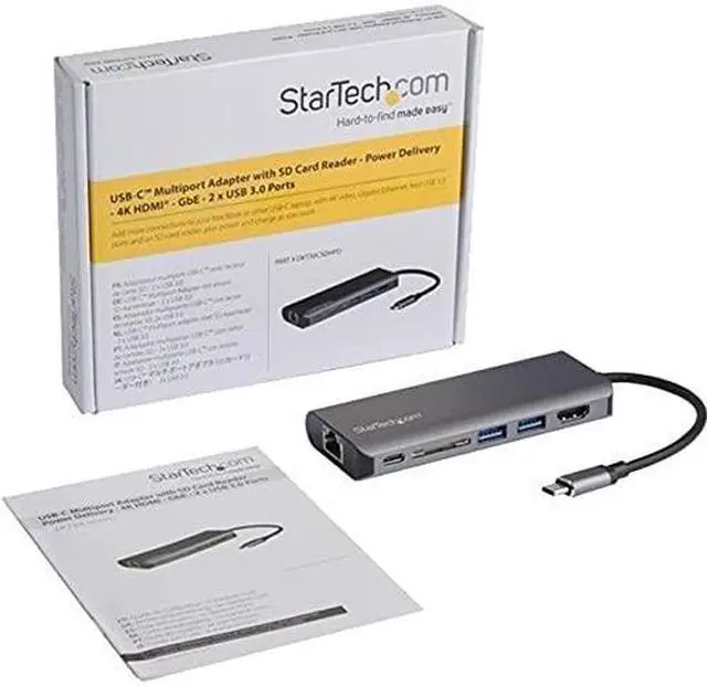 Alt view image 12 of 12 - StarTech 4K 60Hz HDMI HDR10 USB C Multiport Adapte 115BUSBCMULTIPORT