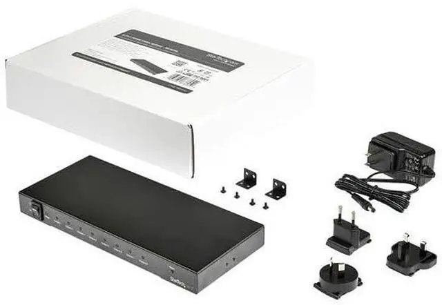 Alt view image 10 of 11 - StarTech.com ST128HD20 4K 60hz HDMI Splitter - 8 Port - HDR Support - 7.1 Surround Sound Audio - HDMI Distribution Amplifier - HDMI 2.0 Splitter
