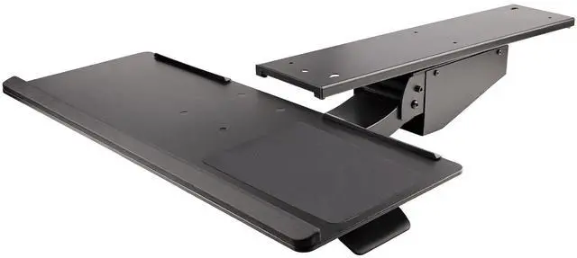 Alt view image 2 of 2 - Startech Under Desk Keyboard Tray Height Adjustable with Mouse Pad