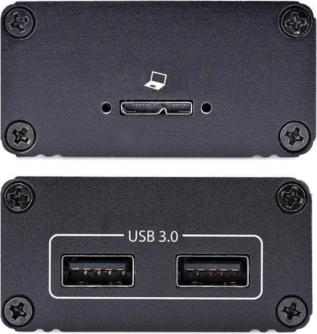 Alt view image 8 of 12 - StarTech 2-Port USB 3.0 Extender OM3 Multimode Fiber 350m F35023USBEXTENDER