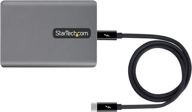Alt view image 10 of 11 - StarTech.com Thunderbolt 3 to Ethernet Adapter, 10GbE, Multi-Gigabit Thunderbolt 3 to RJ45 Network Adapter, TB3/TB4 10GbE NIC