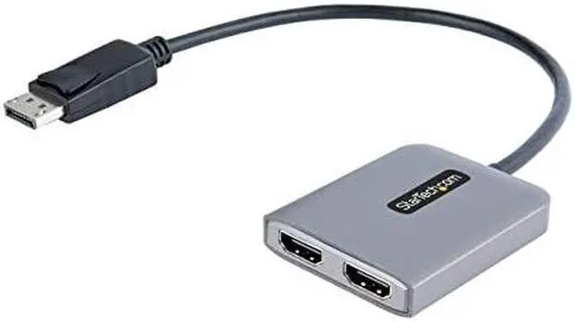 Alt view image 7 of 12 - StarTech 3-Port MST Hub DisplayPort to Triple 4K 60Hz MST14DP123HD