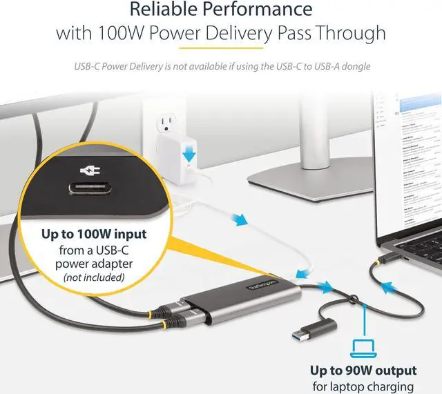 Alt view image 9 of 12 - USBC TO DUALHDMI ADAPTER