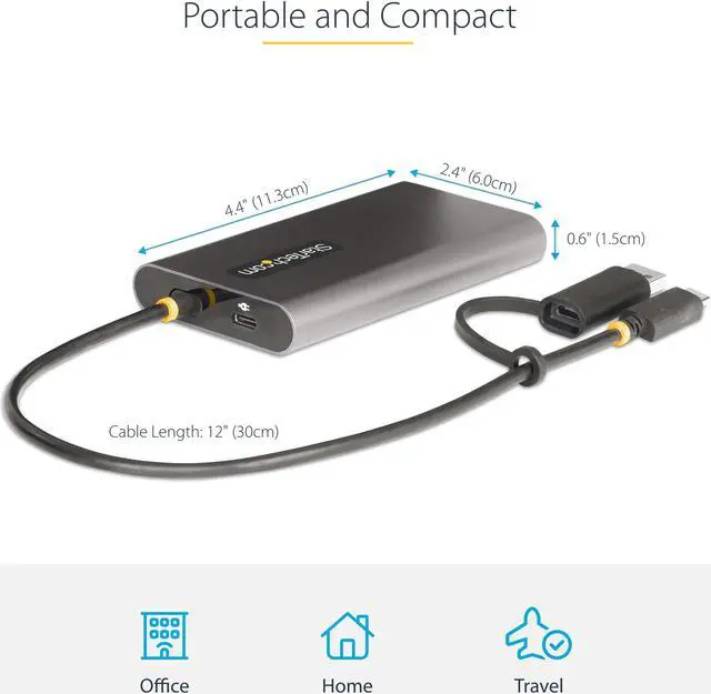 Alt view image 12 of 12 - USBC TO DUALHDMI ADAPTER