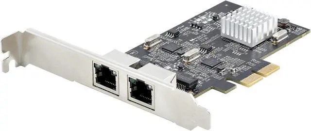 Alt view image 5 of 6 - StarTech.com 2-Port 2.5G NBASE-T PCIe Network Card, Intel® I225-V, Dual-Port Ethernet, Multi-Gigabit NIC
