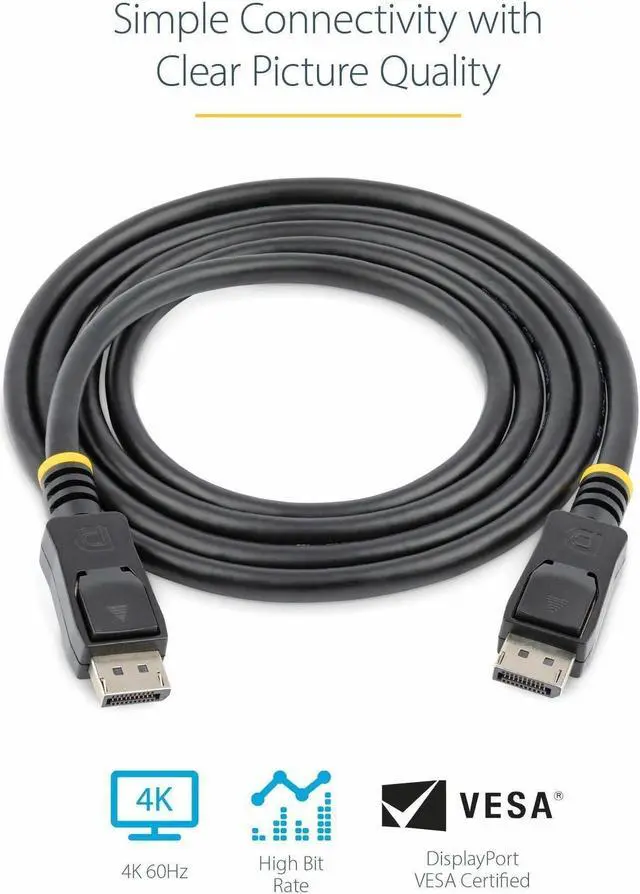 Alt view image 4 of 6 - StarTech 6ft DisplayPort 1.2 Cable 10 Pack DISPLPORT6L10PK