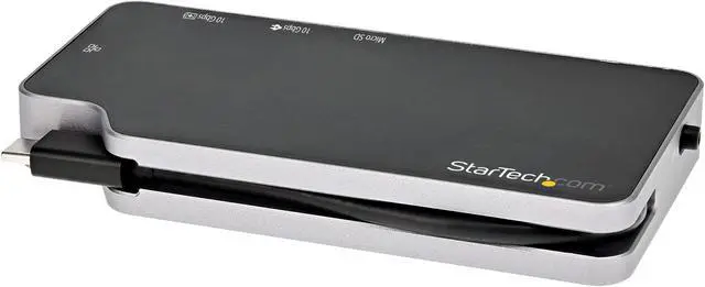 Alt view image 7 of 12 - StarTech USB-C Multiport HDMI VGA USB MicroSD Mini Dock Adapter CDP2HVGUASPD