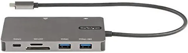Alt view image 9 of 14 - StarTech USB C Multiport Adapter HDMI VGA USB A USB C Ports 100W PD DKT30CHVSDPD