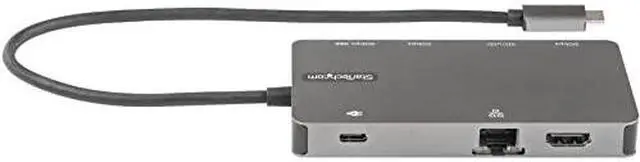 Alt view image 10 of 14 - StarTech USB C Multiport Adapter HDMI VGA USB A USB C Ports 100W PD DKT30CHVSDPD