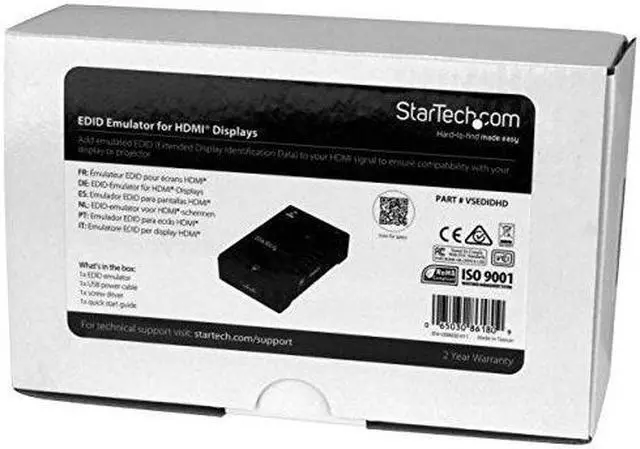 Alt view image 14 of 15 - StarTech.com VSEDIDHD EDID Emulator for HDMI Displays - 1080p