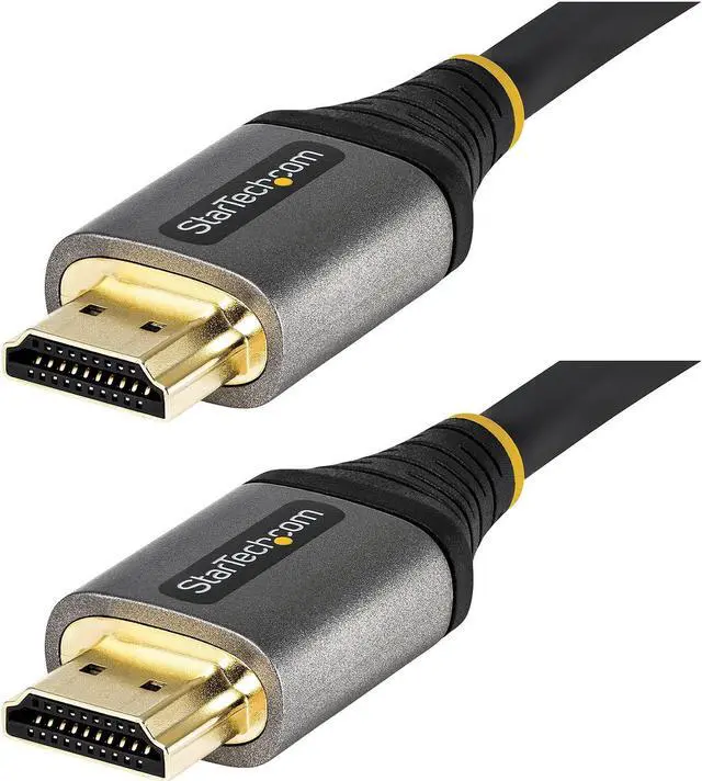Alt view image 3 of 9 - StarTech 16ft/5m HDMI 2.1 Cable Certified Ultra High Speed HDMI Cable 48Gbps 8K 60Hz/4K 120Hz HDR10+ 8K HDMI Cable Monitor/Display HDMM21V5M
