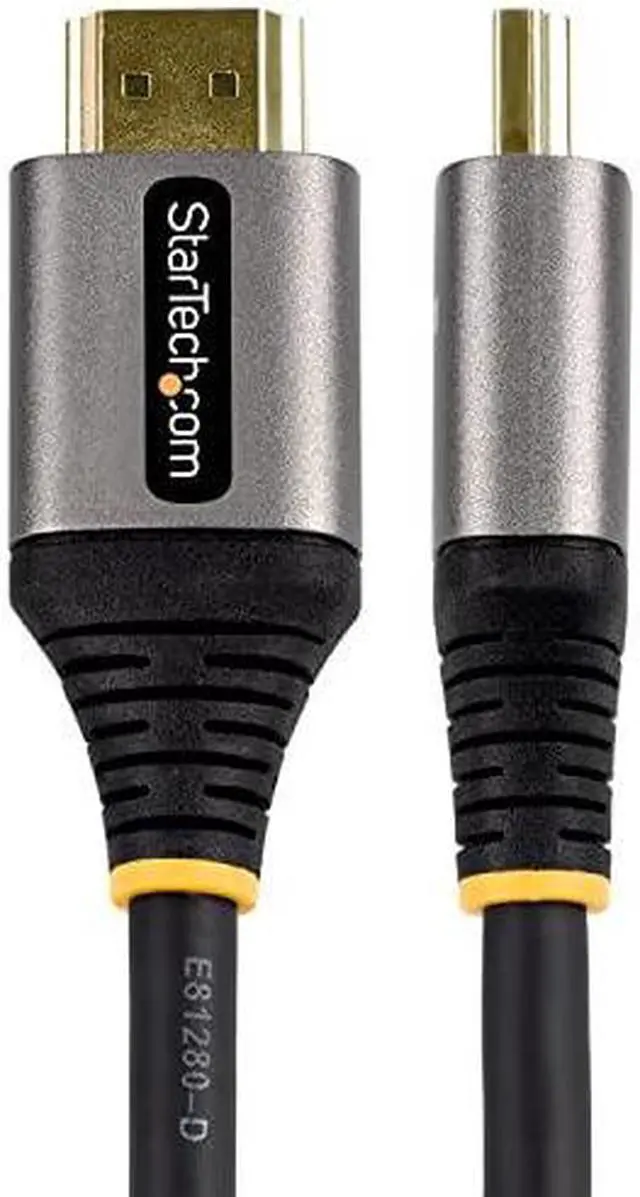 Alt view image 5 of 9 - StarTech 16ft/5m HDMI 2.1 Cable Certified Ultra High Speed HDMI Cable 48Gbps 8K 60Hz/4K 120Hz HDR10+ 8K HDMI Cable Monitor/Display HDMM21V5M