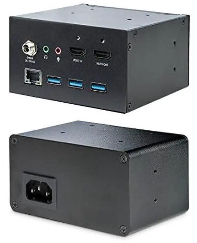 Alt view image 6 of 8 - StarTech.com Conference Room Docking Station w/ Power; Table Connectivity A/V Box, Universal Laptop Dock, 60W PD, AC Outlets, USB Charging