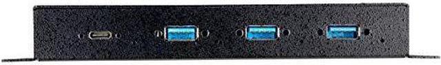 Alt view image 8 of 11 - StarTech 4 Port 10Gbps Metal Industrial USB C Hub HB31C3A1CME