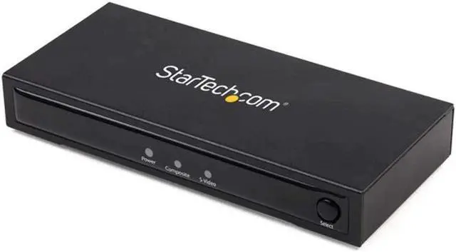 Alt view image 5 of 9 - StarTech.com VID2HDCON2 S-Video or Composite to HDMI Converter with Audio - 720p - NTSC and PAL