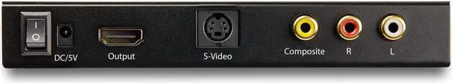 Alt view image 8 of 9 - StarTech.com VID2HDCON2 S-Video or Composite to HDMI Converter with Audio - 720p - NTSC and PAL