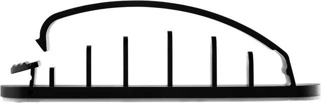 Alt view image 6 of 7 - 100 CABLE MANAGEMENT CLIPS 6 CORD COMB
