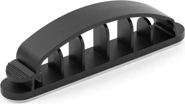 Alt view image 3 of 7 - 100 CABLE MANAGEMENT CLIPS 6 CORD COMB