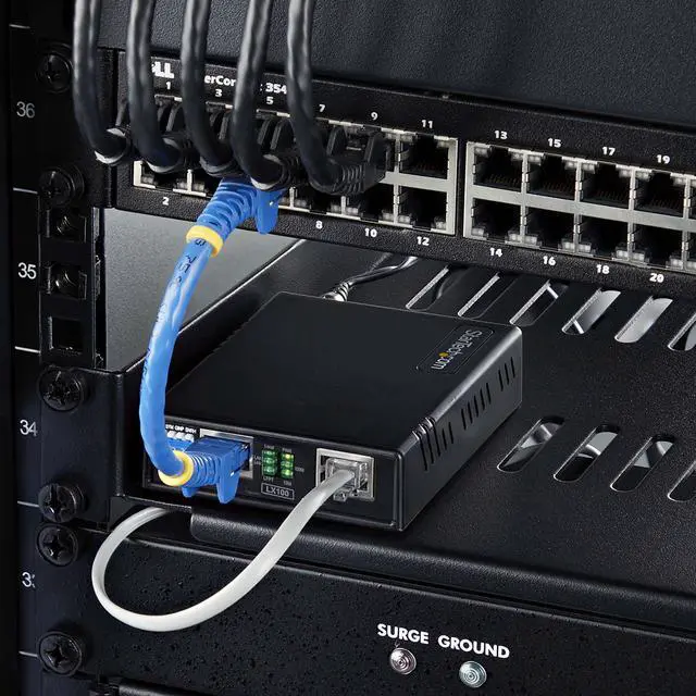 Alt view image 7 of 7 - StarTech.com 10/100 Ethernet Extender Kit Up to 0.5mi (800m), Long-Range LAN Over Single Pair Wire/RJ45 UTP, Ethernet Booster