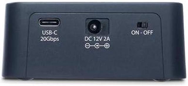 Alt view image 4 of 20 - StarTech.com 1:1 M.2 NVMe Drive Duplicator, 90GBpm Standalone M.2 SSD Cloner/Copier, USB-C 3.2 20Gbps M.2 Dual-Bay Drive Dock