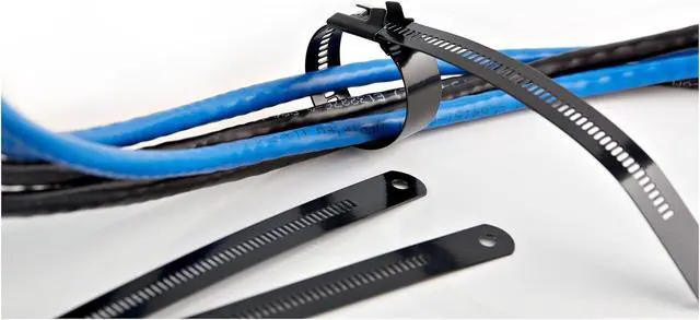 Alt view image 7 of 7 - 50 9IN STRONG STAINLESS STEEL CABLE TIES