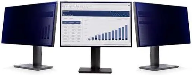 Alt view image 3 of 14 - Monitor - Black Hanging Acrylic Privacy Filter