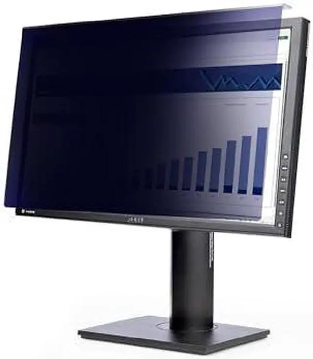 Alt view image 2 of 14 - Monitor - Black Hanging Acrylic Privacy Filter